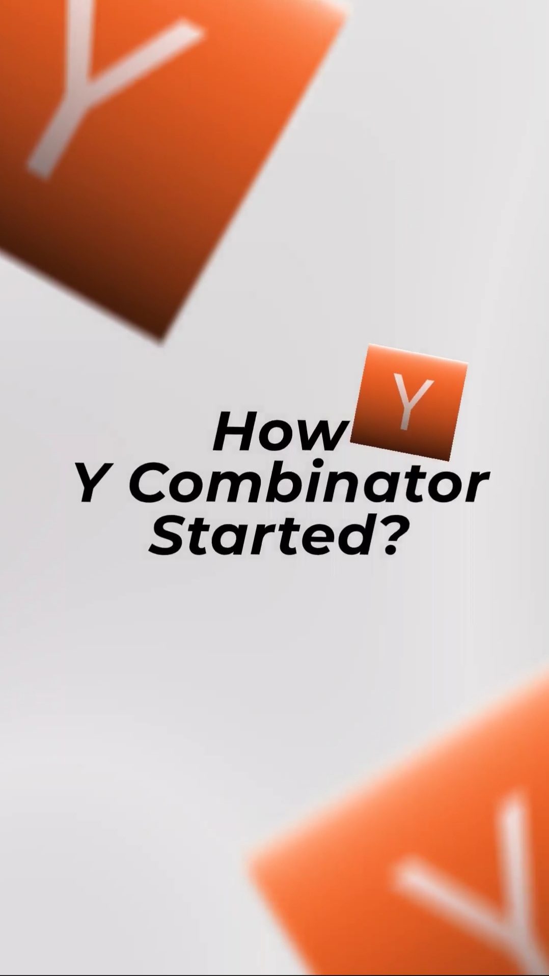 Show Reel For Y Combinator